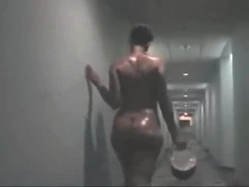 Booty Walking in Hotel Tease