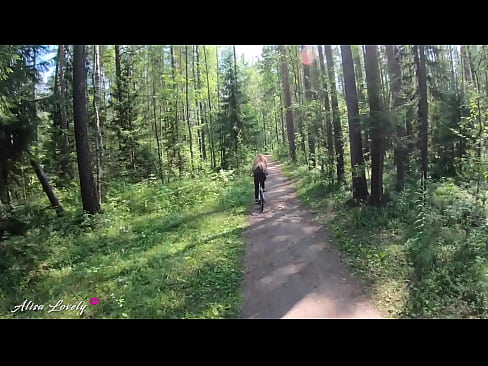 Bike ride and blowjob in the forest! What could be better over the weekend?