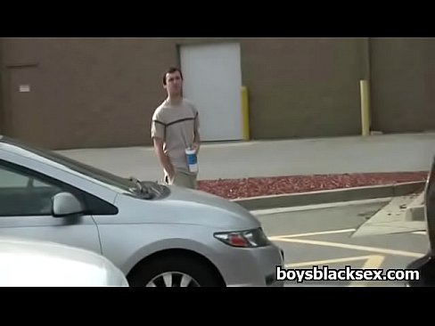Black Gay Man WIth HUge Dick Fuck White Teen Boy 05