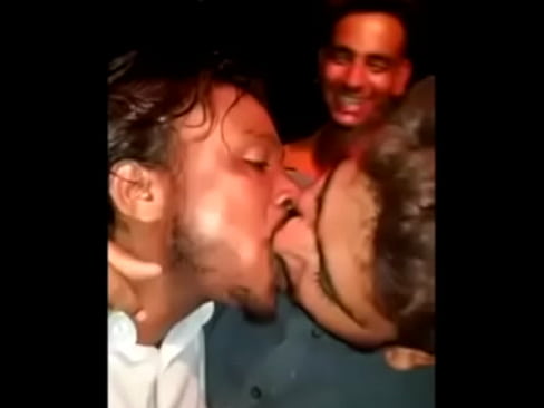 Gay Kiss in India - A Couple of Boys in a long kiss