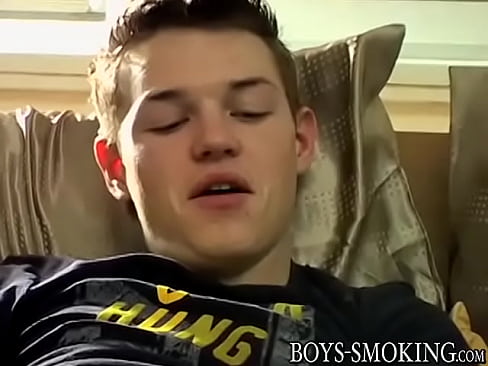 Gay twinks indulge in blowjob and cigars