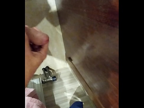 Cum in bathroom