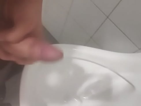 horny  in public toilet