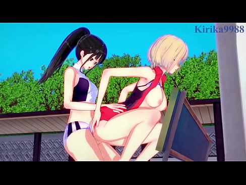Chisato Nishikigi and Takina Inoue intense futanari sex. - Lycoris Recoil Hentai