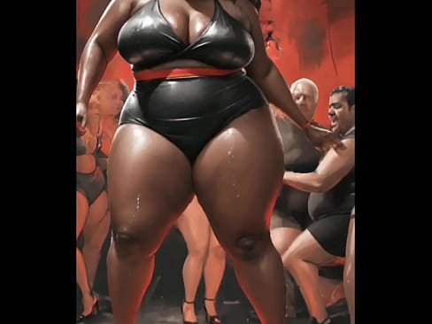 Deluxe Vertical Special: Bbw Chubby Ebony Dirty Talk And Dancing / COMIC / Toons