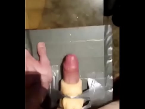 Huge cock fucking toy till cumshot
