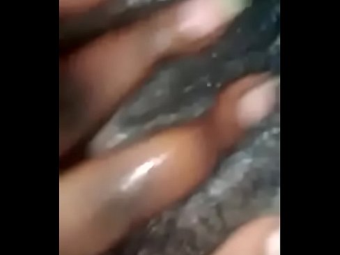 Finger fucking black babe