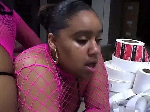 Ebony BBW whores suck cock then take it in their pussies