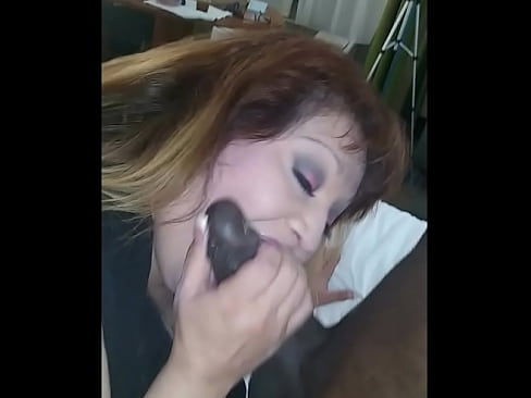 Slut wife near fits all of a BBC down her mouth