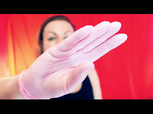 ASMR with gloves: snaps. Arya Grander