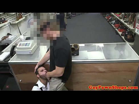 Broke waiter cocksucking and facialized