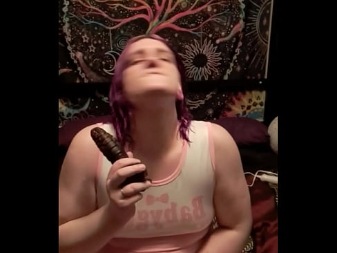 Trans girl desperate to suck a big black cock settles for black