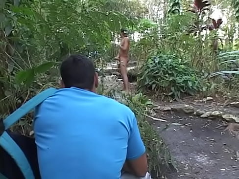 Two guys Alber Charles and Roger fuck in the ass in the woods