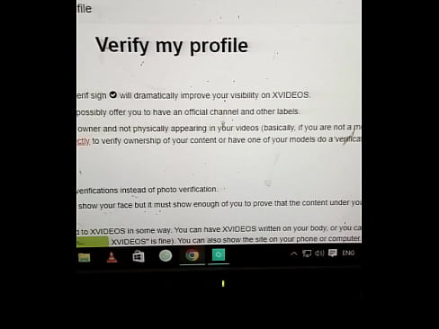 Verify my profile