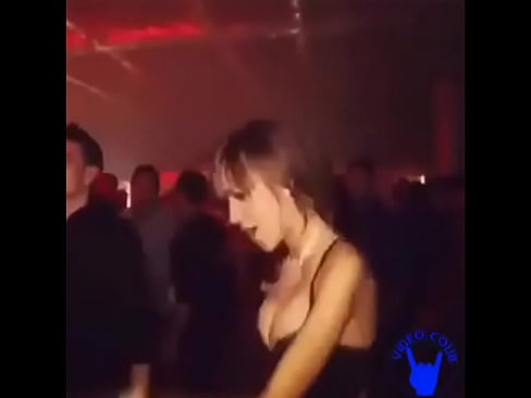 Big tits bouncing in a club