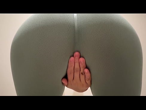 Big Ass Asian girl in yoga pants and leggings