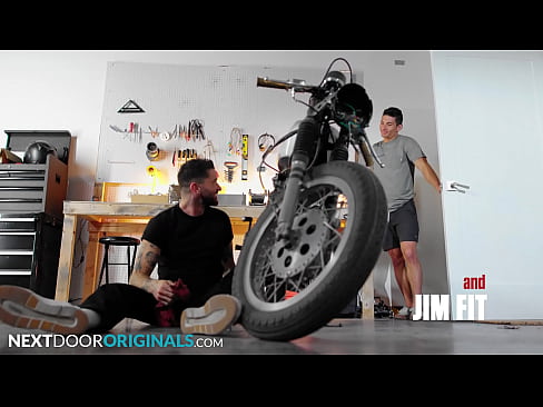 NextDoorStudios - Chris Damned Does In His BF On His Bike