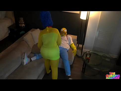 Gibby the clown and mandimayxxx remaking the Simpsons