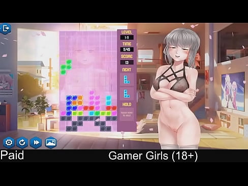 Gamer Girls (18 ) part3 (Steam game) tetris