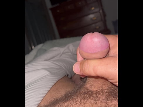Playing with cock when waking up with morning wood