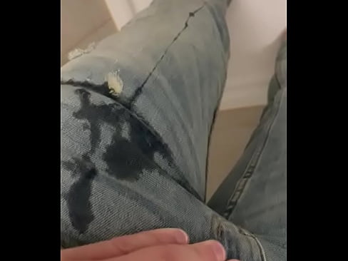 Pissing  in denim