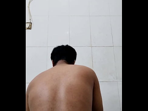 Bangladeshi boy handjob in bathroom and show her big dick