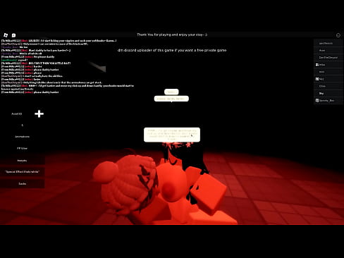 Roblox white girl trying to satisfy her daddy