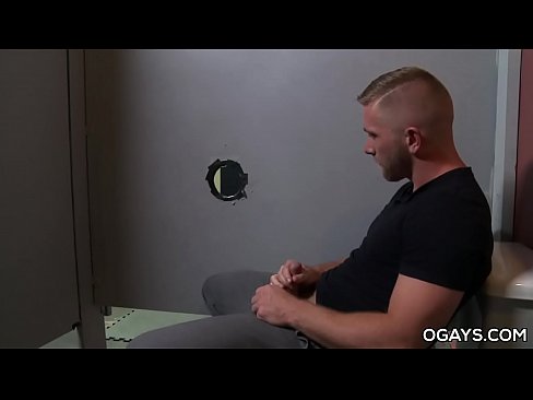 Homo Men Having Fun Through A Toilet's Gloryhole