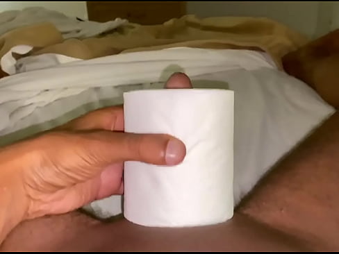 Flaccid Penis Toilet Paper Tube Experiment