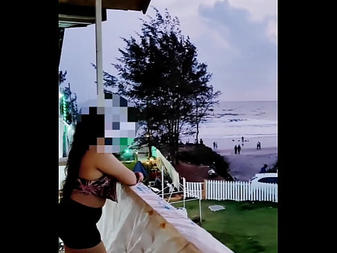 Hot Sana Salim in goa resort