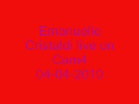 Emanuelle Cristaldi live 04-04-2010