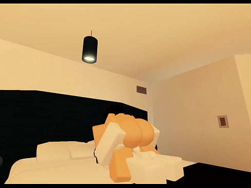 Railing virgin pussy Shizuku from HxH in a Roblox condo