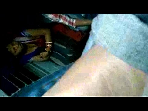 Hot Bengali Aunty Exposing Boobs Through Black Bra In Train