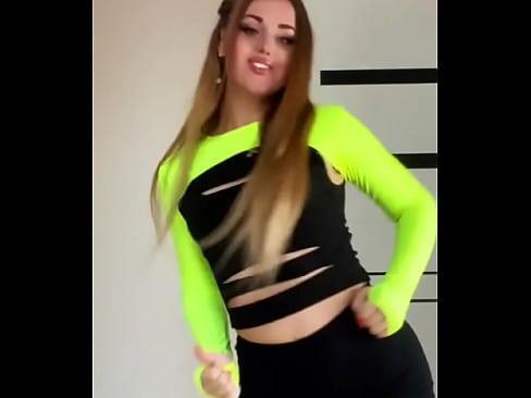 Hot tik tok video with beauty