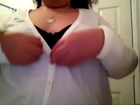 Playing with my boobs