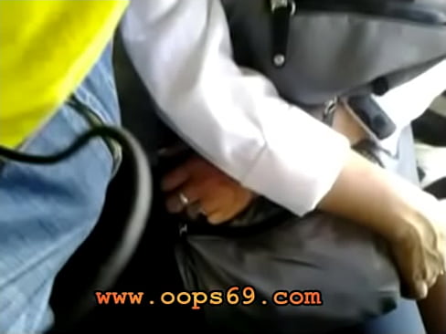 woman touch my cock at bus