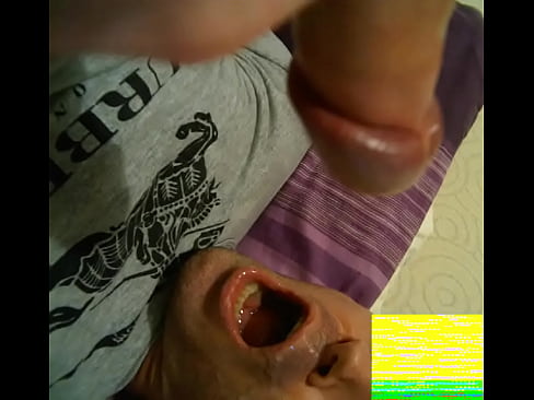 virgin loser boy shoots cum in his own mouth