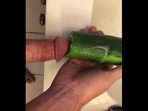 Big Dick Fucking a Hollow Cucumber.MOV
