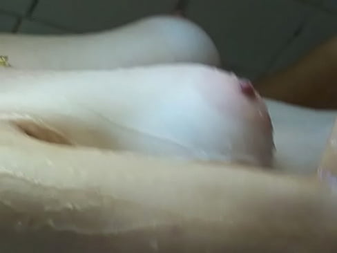 shaving titty closeup in shower