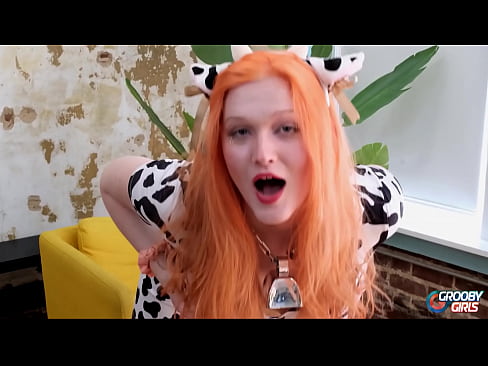 Coloured hair TS Lucy Fir looks so horny to fuck