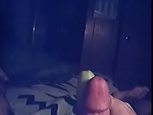 Cumshot from using toy