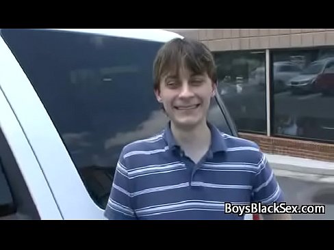 Black Gay Muscular Man Seduces Teen White BOy For A Good Fuck 12
