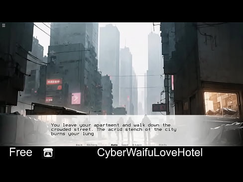 CyberWaifuLoveHotel (free game itchio) Visual Novel