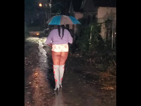 WALKING IN THE RAIN