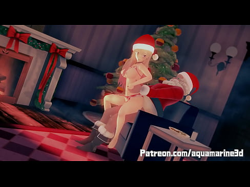 merrry christmas marine  porn 3d animation