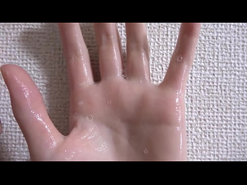Water-soaked female hands
