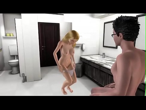 3d big tits blonde smashed hard on kitchen