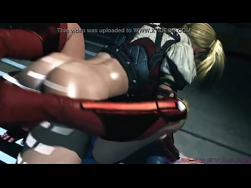 Futanari Harley Quinn fucks Super girl hard 3D SFM Animation