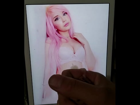 Cumming on pink hair twitch streamer