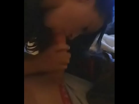 She can't stop sucking my cock